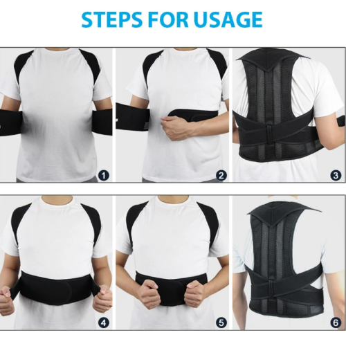 Adjustable Posture Corrector Back Brace Support - Image 7