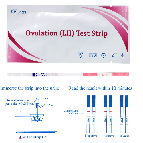 10pcs LH Ovulation Test Strips - Image 2