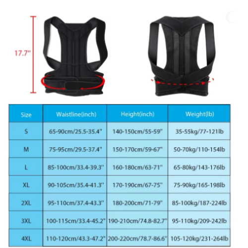 Adjustable Posture Corrector Back Brace Support - Image 4