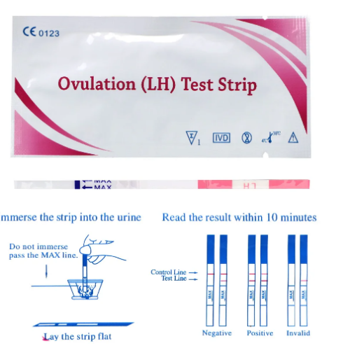 10pcs LH Ovulation Test Strips - Image 4