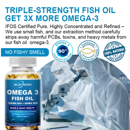 Alxfresh Wild Caught Omega 3 Fish Oil - Image 6
