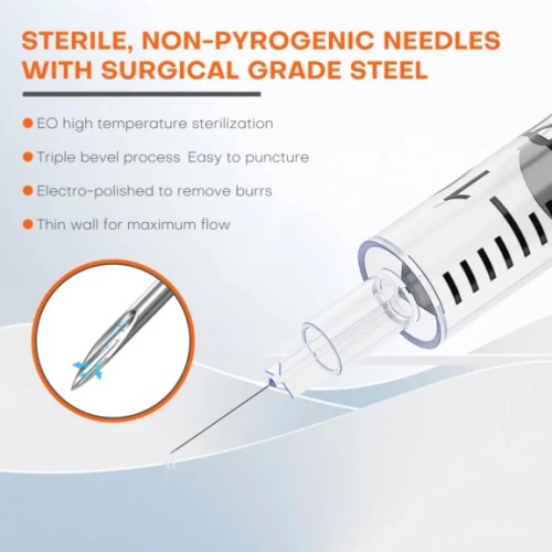 Sterilized insulin Syring With Orange Cap - Image 7