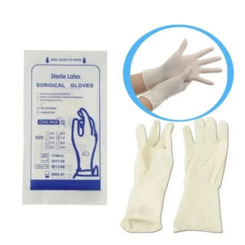 Latex Medical Surgical Sterile Powdered Gloves - Image 5